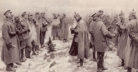 Rozejm bożonarodzeniowy. Zamiast strzelać, żołnierze zaczęli śpiewać kolędy