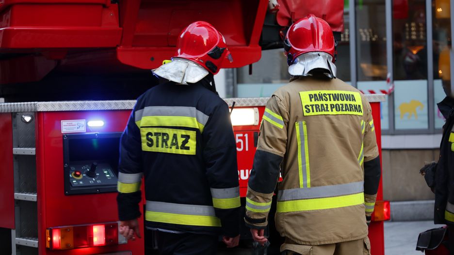 Zadymienie w budynku przy Rynku w Szamotułach