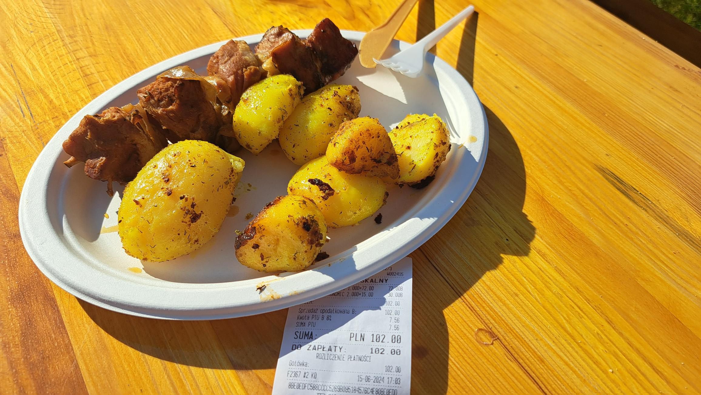 Cena szaszłyka powala
