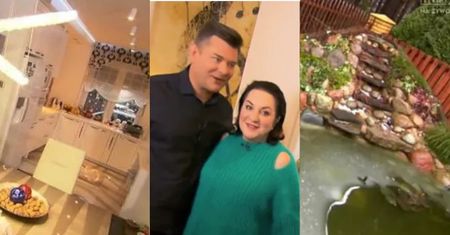 Podlaska willa Zenka i Danusi Martyniuków: oczko wodne z fontanną, lampy z piórami i akwarium w sypialni (ZDJĘCIA)