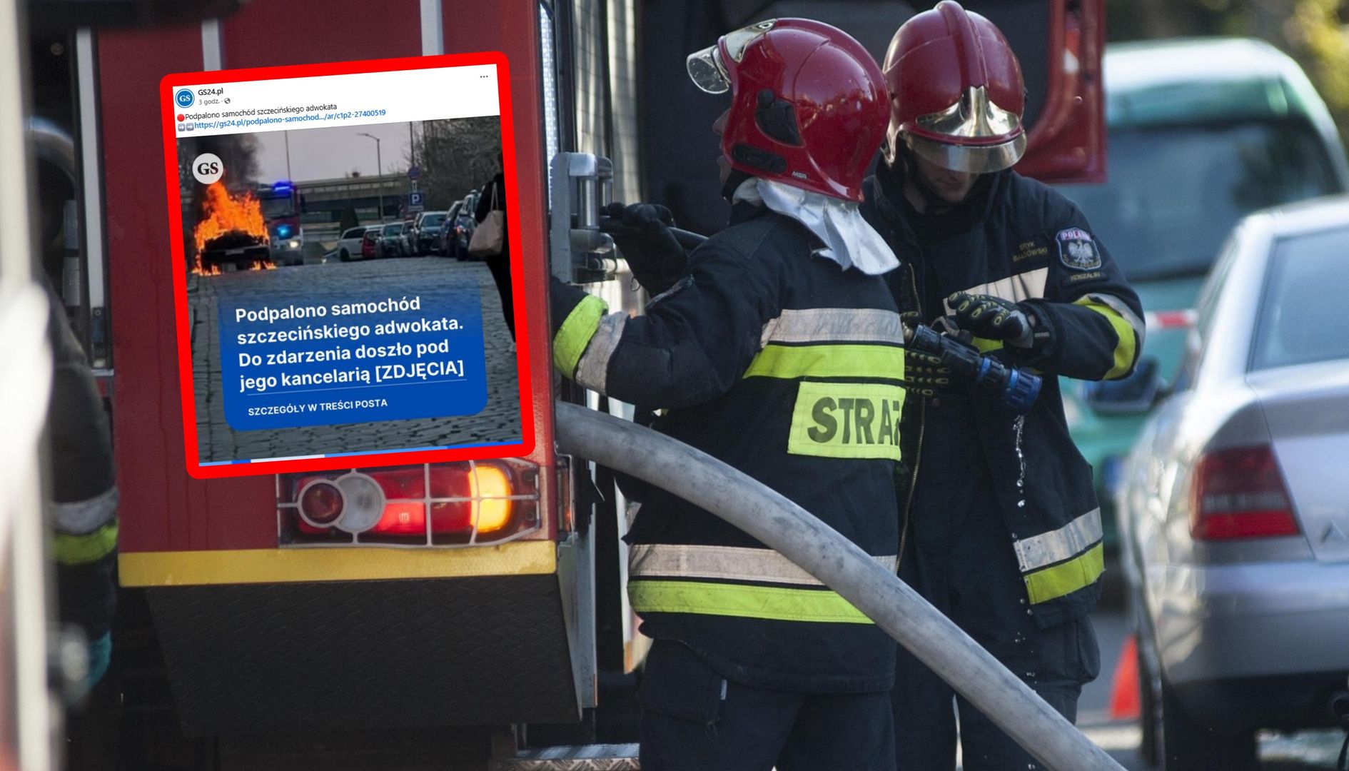 Znany adwokat stracił dom i auto. Kolejny pożar w Szczecinie