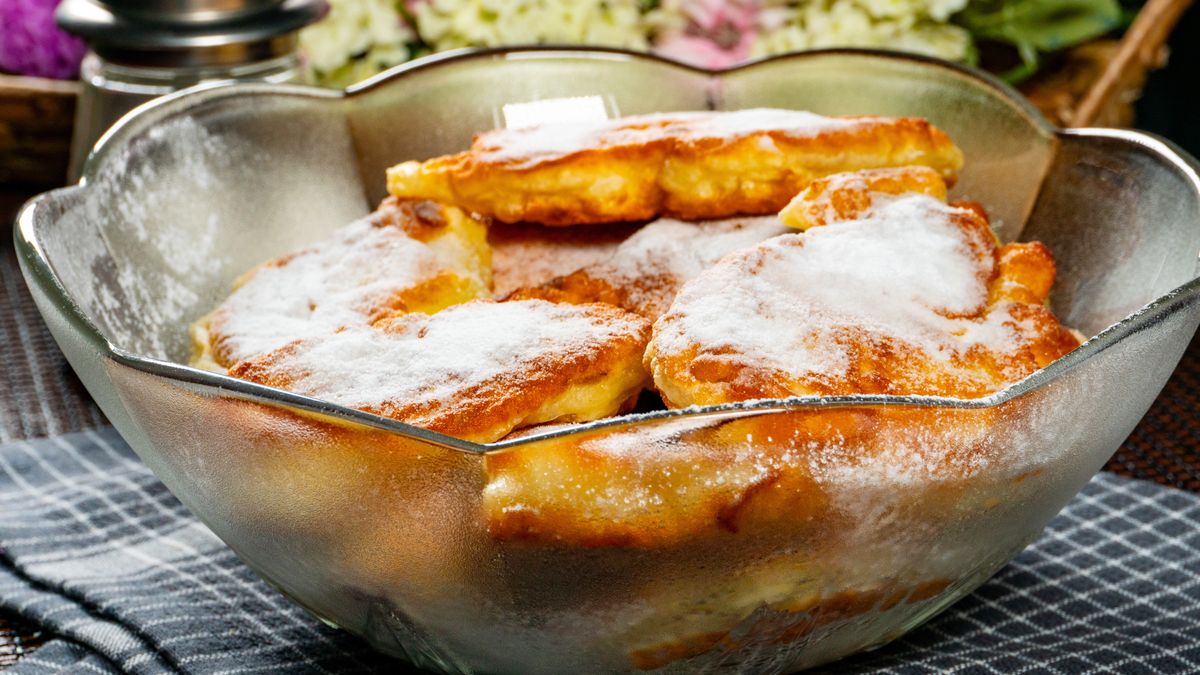 Smażone jabłka w cieście