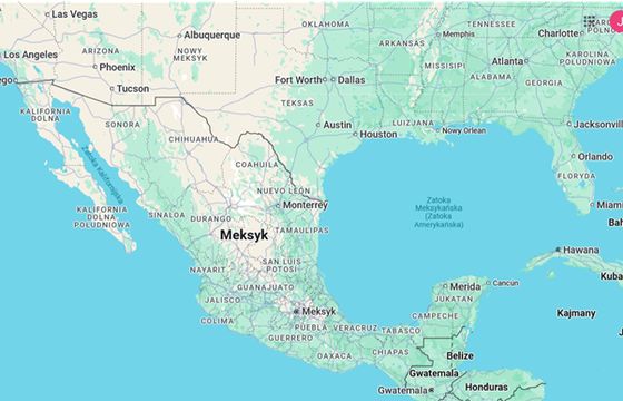 Małe rewolucje w Google. Podwójna nazwa Zatoki Meksykańskiej, niektóre święta wymazane