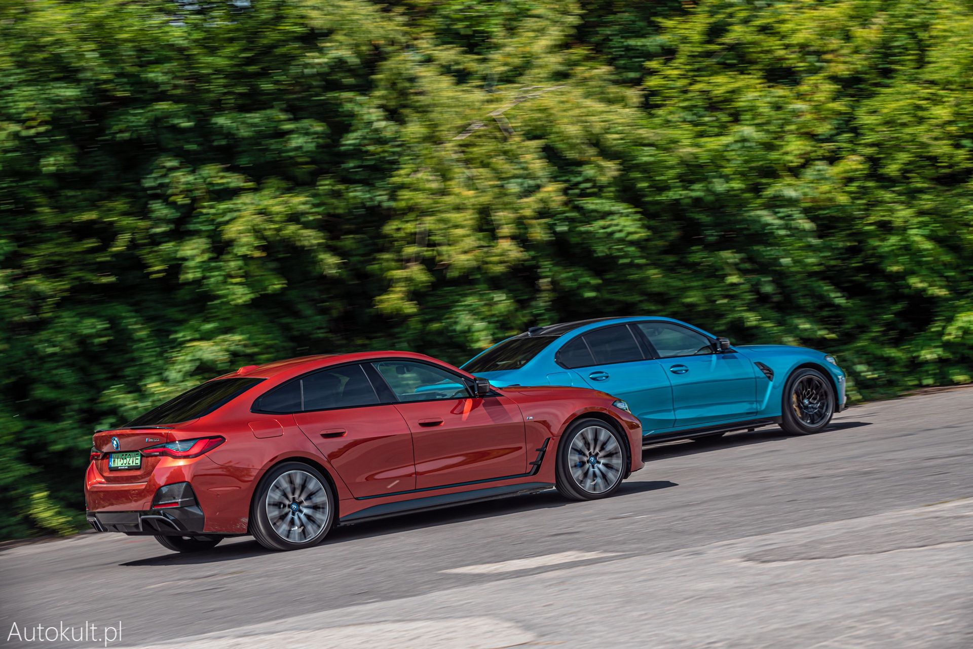 Porównanie: BMW M3 xDrive vs BMW i4 M50 