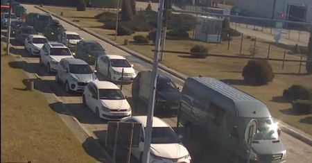 Inwazja na Ukrainę. W takich kolejkach utknęli również Polacy