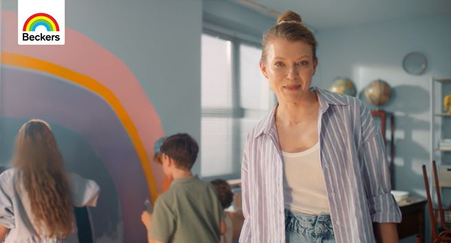 „Malowanie nabiera kolorów” w kampanii Beckers od Saatchi &amp; Saatchi