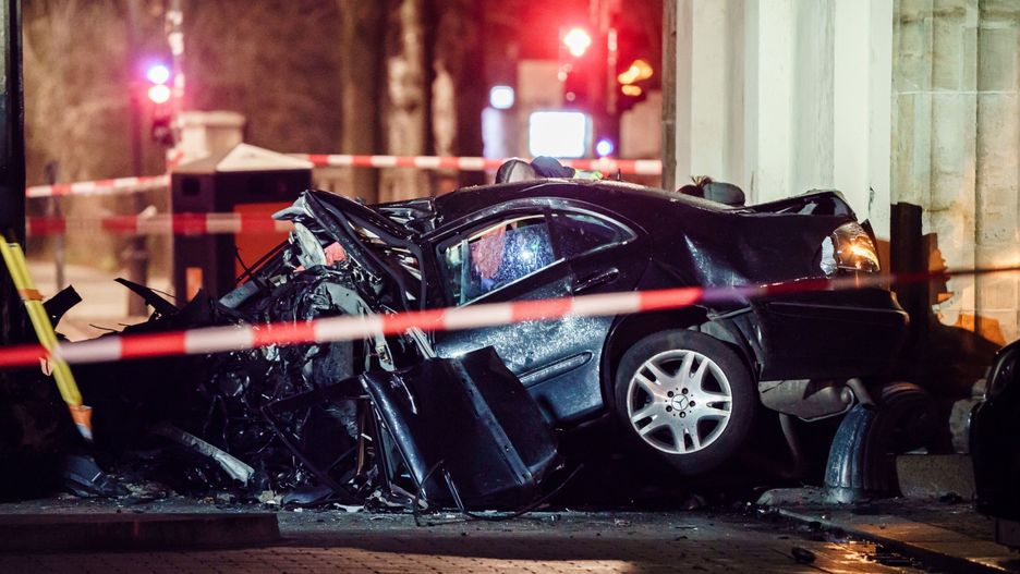 Tragedia przy Bramie Brandenburskiej
