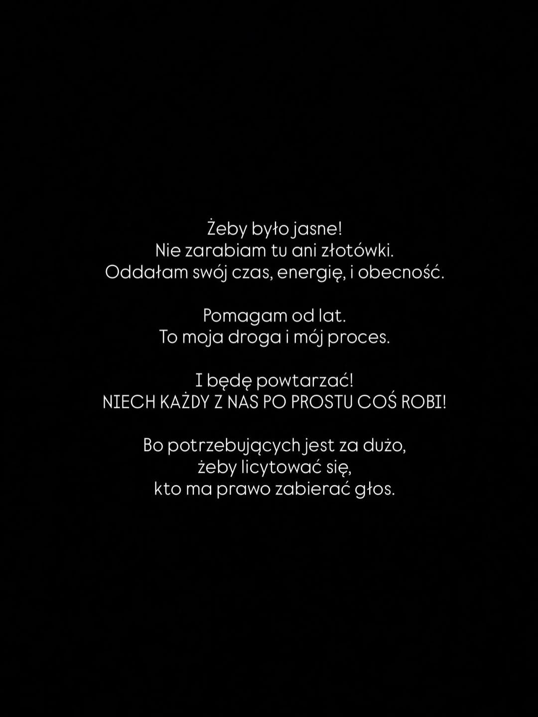 Instagramowa odezwa Ewy Chodakowskiej