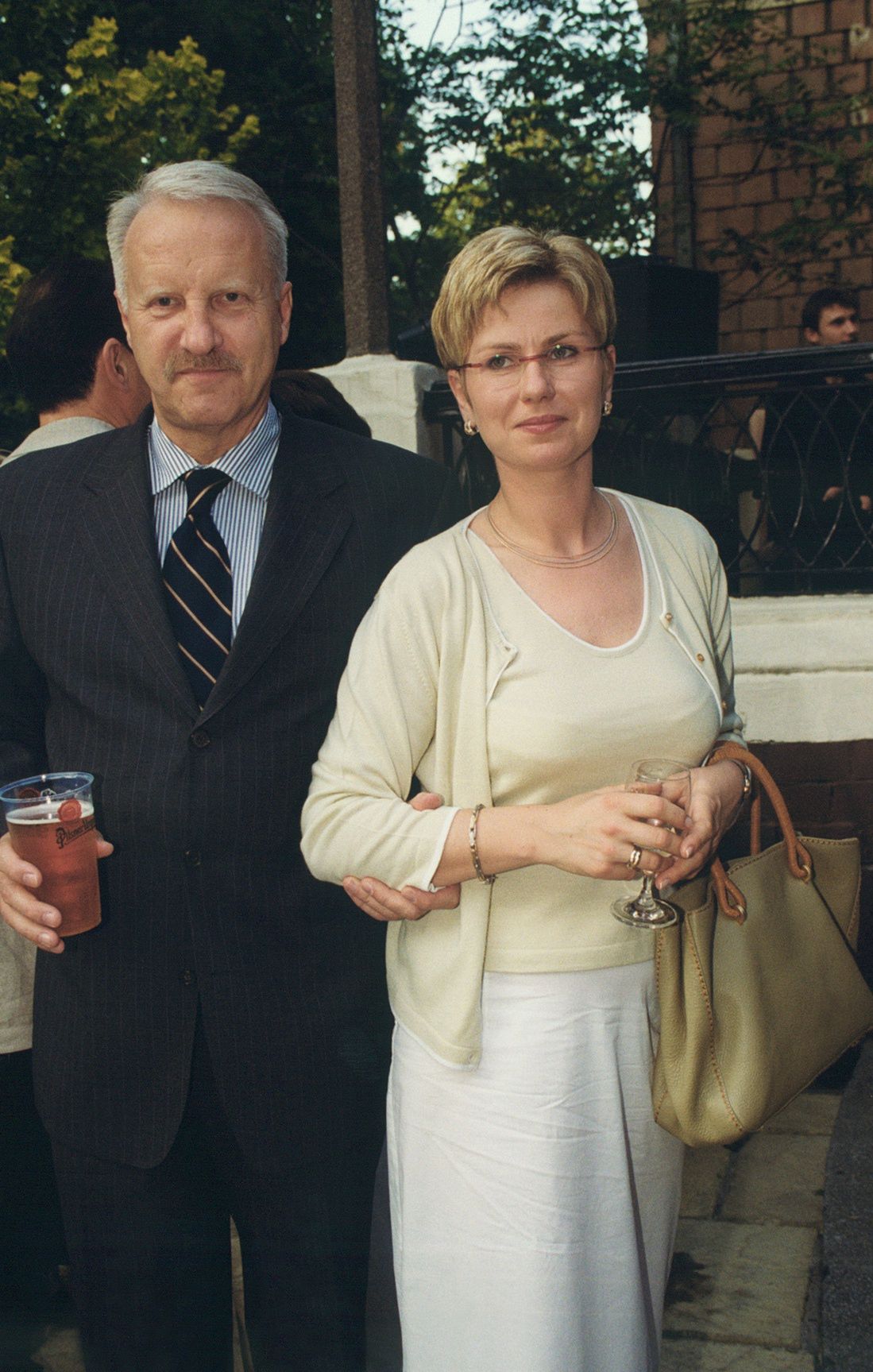 Agnieszka i Sławomir Peteliccy w 2002 roku