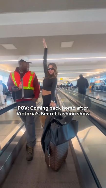 Anna Lewandowska robi show na lotnisku