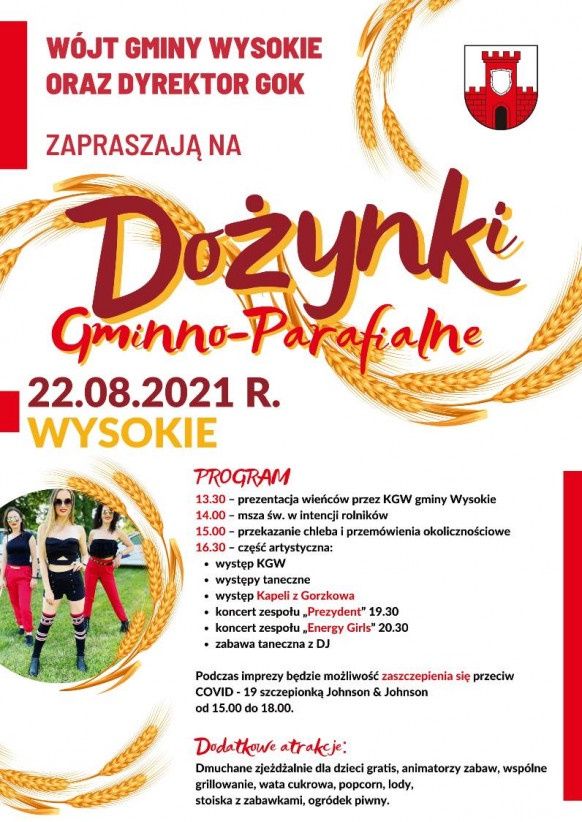 Dożynki Gminno-Parafialne Wysokie 2021