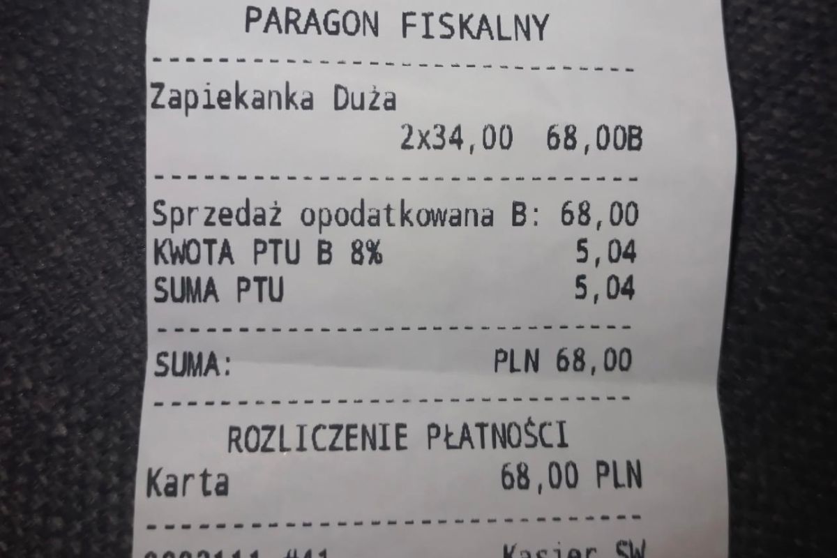 Tyle trzeba zapłacić za dużą zapiekankę