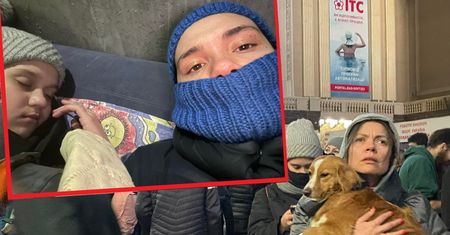 Na dworcu w Kijowie czuły wybuchy. "Ludzi jest pełno, wszyscy są przestraszeni"