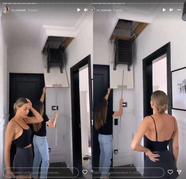 Małgorzata Rozenek "straszy" na strychu