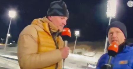 Nagle obraz zaczął się trząść. Kibice nie wiedzieli, co się dzieje