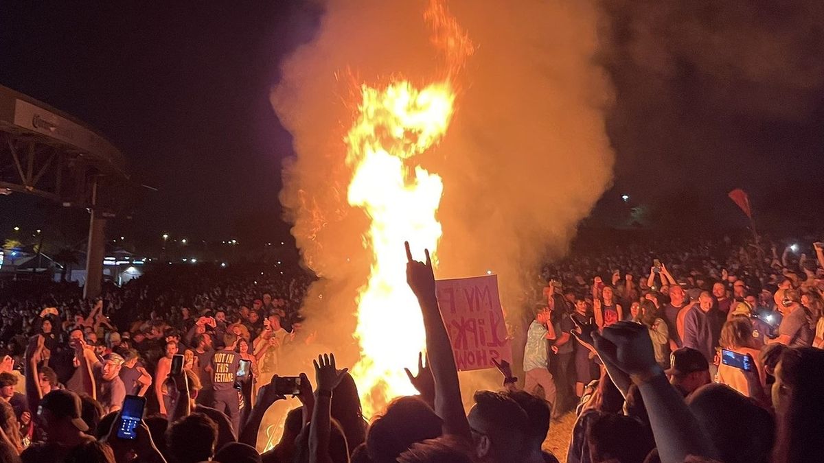 Pożar na koncercie Slipknota 