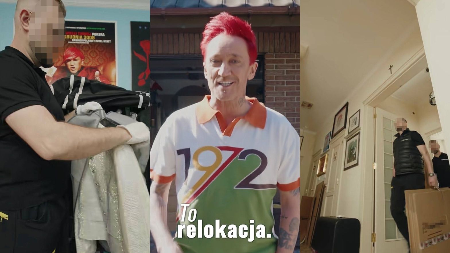 Michał Wiśniewski dokumentuje przeprowadzkę