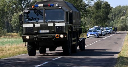 Szczątki drona odkryte w Wielkim Łanie na Lubelszczyźnie