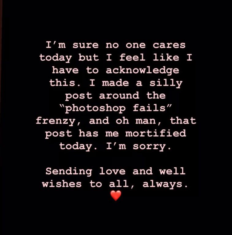 Blake Lively published a brief statement on her InstaStories.