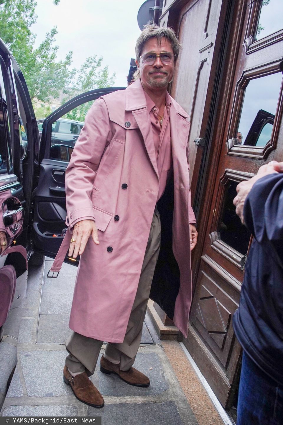 Brad Pitt i Ines de Ramon w Paryżu