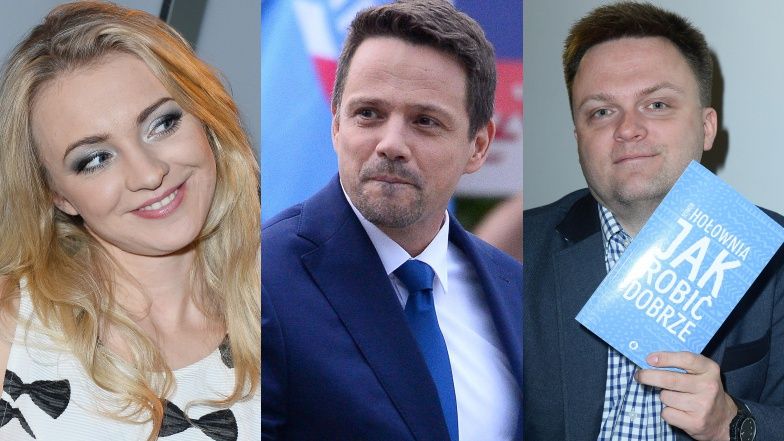 Barbara Kurdej-Szatan zachwala Rafała Trzaskowskiego i Szymona Hołownię