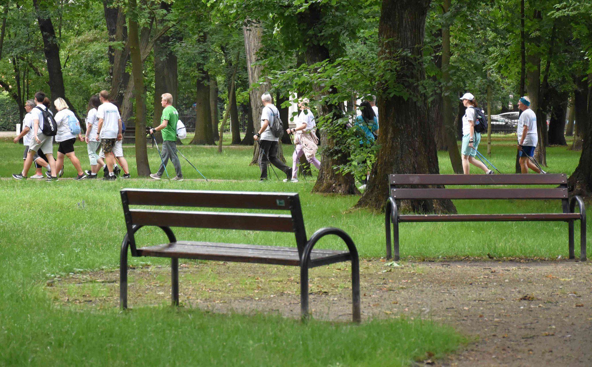 Spacer nordic walking po Solankach z Fundacją Uzdrowisko Solanki Pro Zdrowie w Inowrocławiu