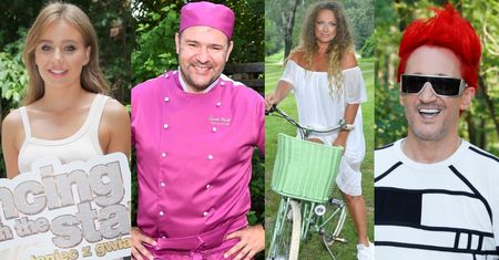 Gwiazdy Polsatu promują jesienne programy: "tancerka" Oliwia Bieniuk, Joanna Liszowska na rowerze, Tomasz Karolak w biskupim fiolecie... (ZDJĘCIA)
