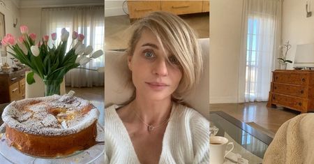 Tak mieszka Aneta Kręglicka: paryski salon, marmurowy kominek, bogactwo kwiatów (ZDJĘCIA)