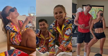 Kulisy sycylijskiego wypadu Anny i Roberta Lewandowskich: Wino, treningi i oryginalne stylizacje (ZDJĘCIA)