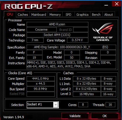 AMD Ryzen 7 5700G ES