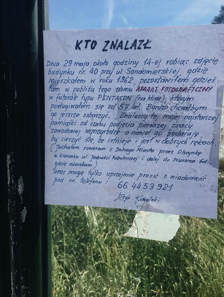 Pomóżmy znaleźć aparat 83-letniemu panu Erykowi z okolic Trójmiasta 2