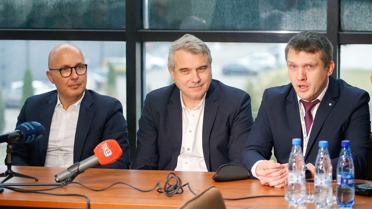 Konferencja prasowa zarządu Huty Cżestochowa