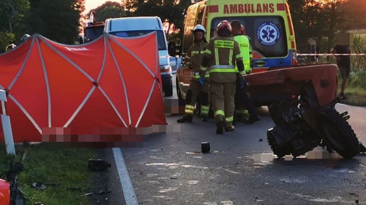 W Zagródkach zginął 21-letni motocyklista  
