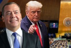 Miedwiediew drwi z Trumpa. "On zawsze wraca"