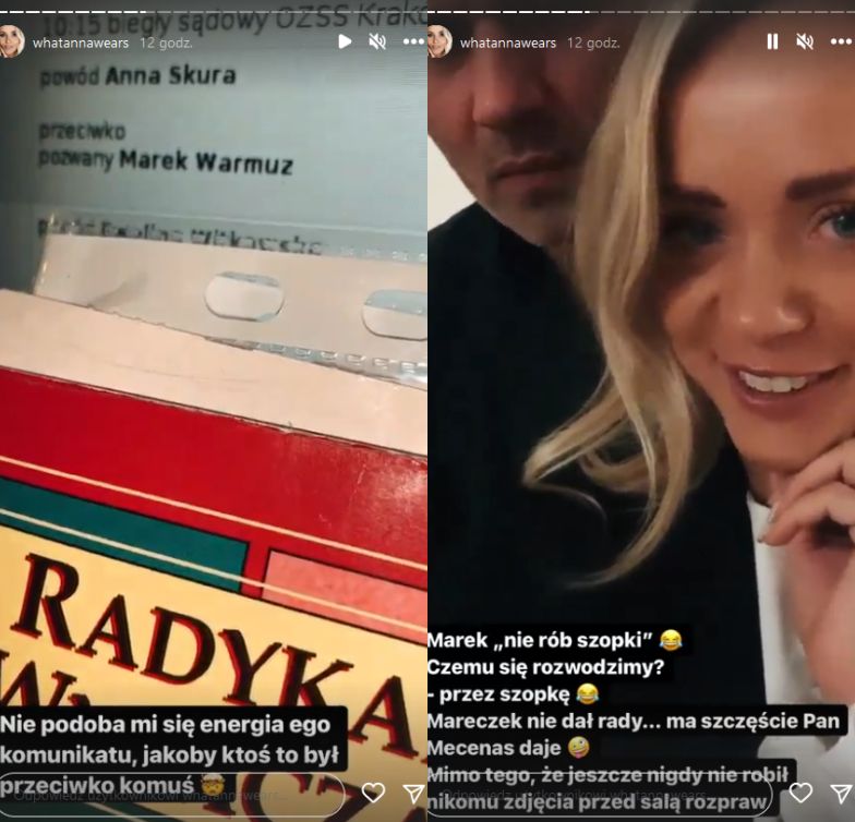 Anna Skura relacjonuje rozwód