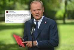 Tusk znów cytuje konstytucję. "Koniec kropka"