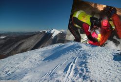 Ojciec z trójką dzieci na Połoninie Wetlińskiej. GOPR w akcji