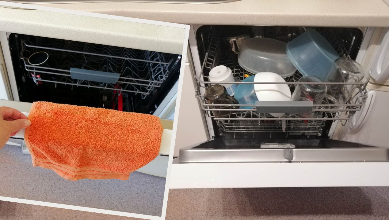 Plastikowe naczynia nie schną w zmywarce? Jest na to prosty sposób!