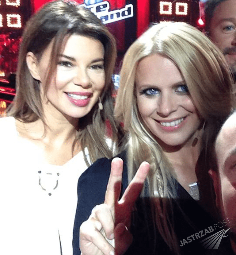 Edyta Górniak i Maria Sadowska na planie The Voice of Poland 6