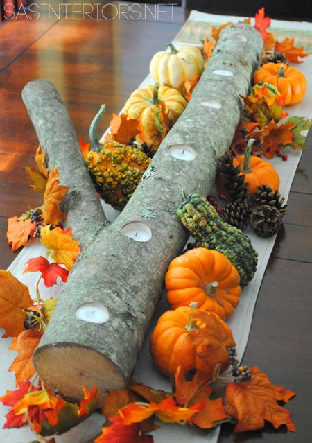 Wood Fall Centerpiece