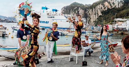Thylane Blondeau w kampanii "Dolce&Gabbana"