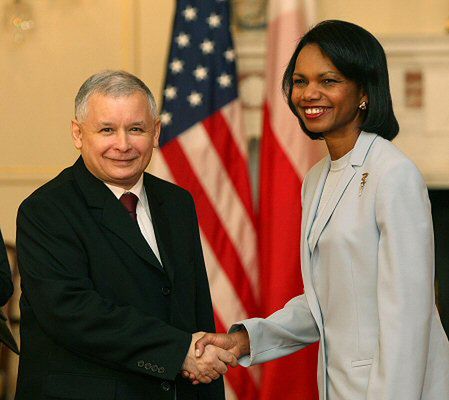 Jarosław Kaczyński spotkał się z Condoleezzą Rice