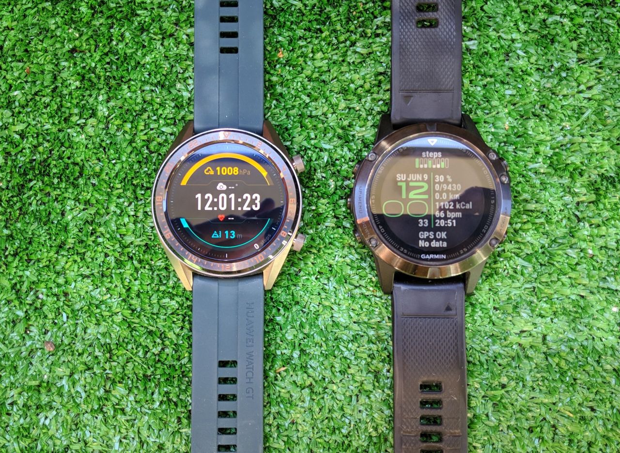 Huawei Watch GT Active vs Garmin Fenix 5 - pojedynek Dawida z Goliatem? - Huawei Watch GT vs Garmin Fenix 5