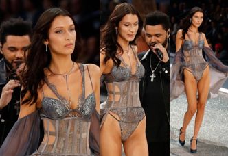 The Weeknd i Bella Hadid flirtują podczas pokazu Victoria's Secret... (ZDJĘCIA)