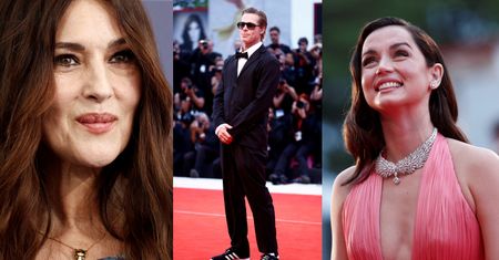 Gwiazdy na Festiwalu Filmowym w Wenecji: Monica Bellucci, Ana de Armas i Brad Pitt (ZDJĘCIA)