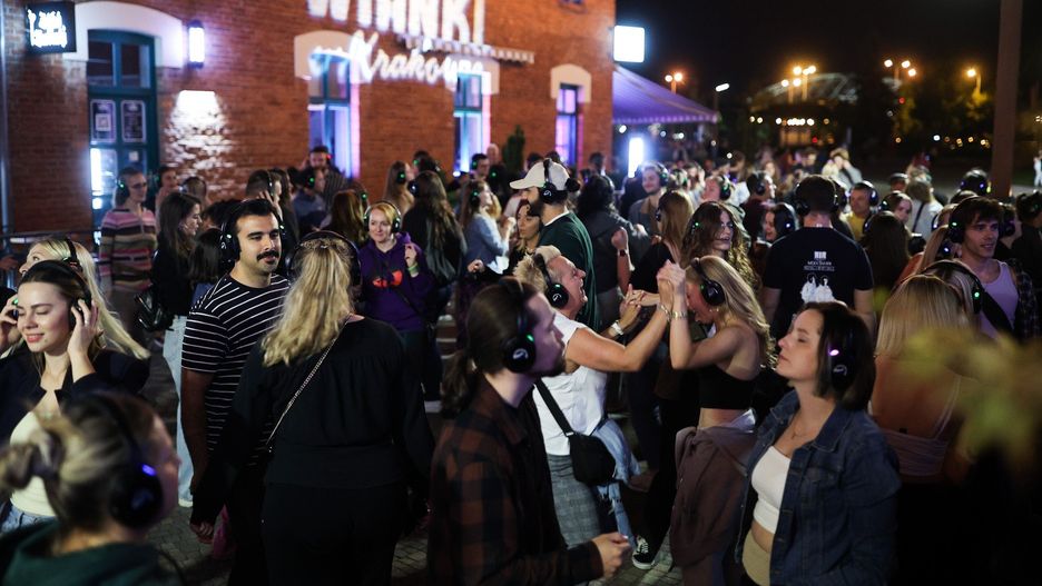 Silent Disco pod Galerią Kazimierz 
