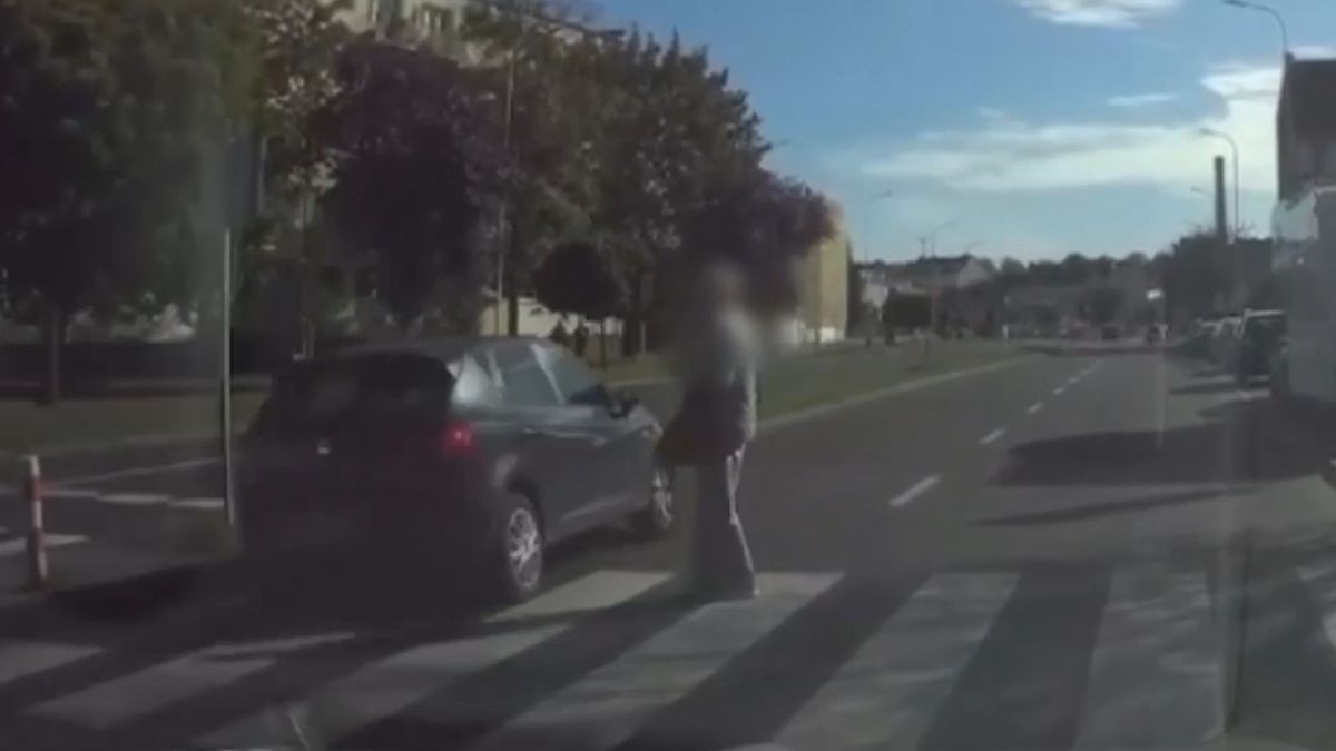 O włos od tragedii na przejściu