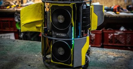 Modding komputera w stylu Cyberpunk 2077 - polski projekt robi wrażenie