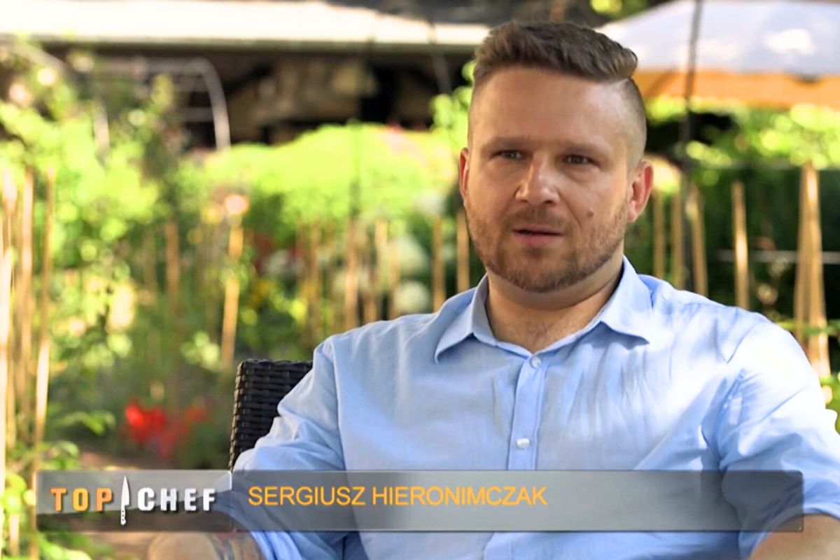 Sergiusz Hieronimczak w programie "Top Chef"