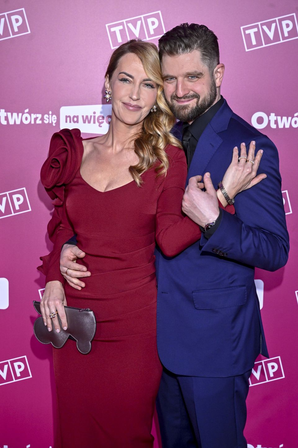 Magdalena Waligórska z mężem